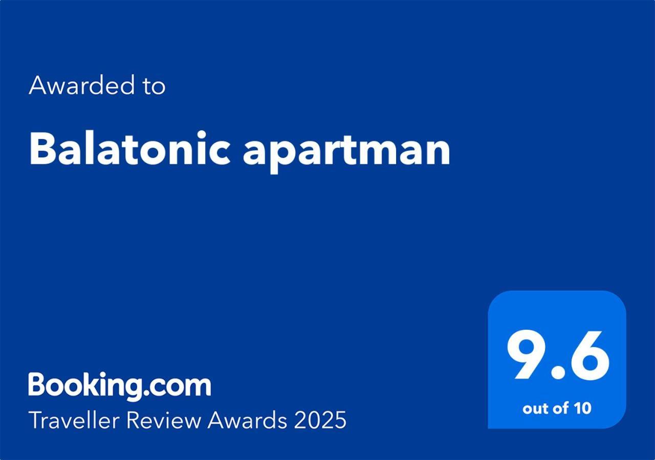 Balatonic Apartman Zamárdi Eksteriør bilde